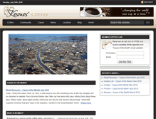 Tablet Screenshot of kosmoscoffee.org